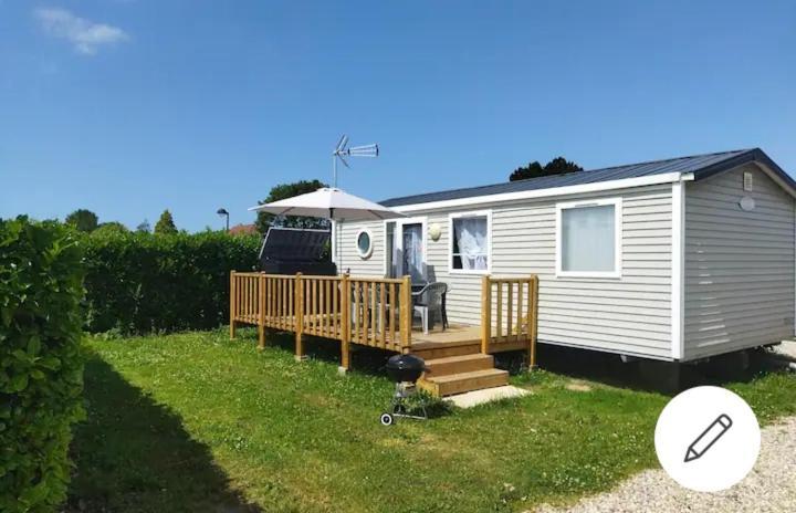 Mobil Home-Les Lins Bleus Biville-sur-Mer المظهر الخارجي الصورة